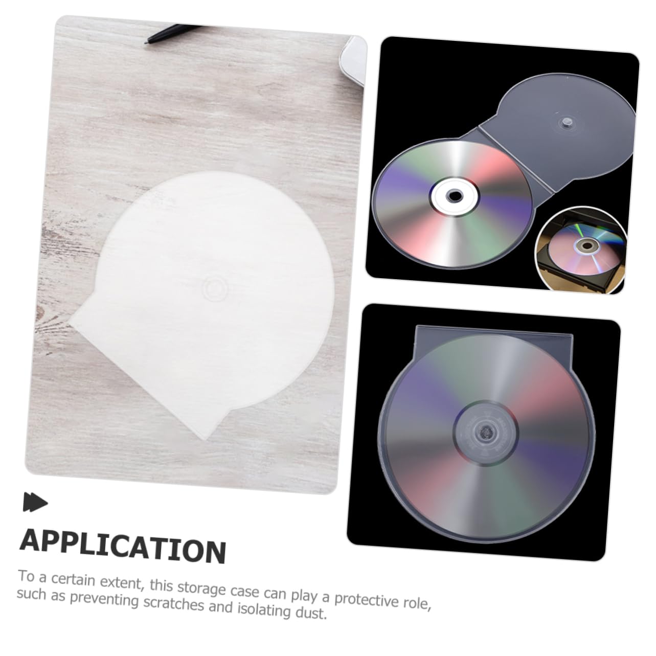 VALICLUD 50pezzi Custodie Trasparenti Per Cd Custodie in Plastica Per Dvd Scatole Porta Cd e Dvd Protezione Da Graffi Per Dischi e