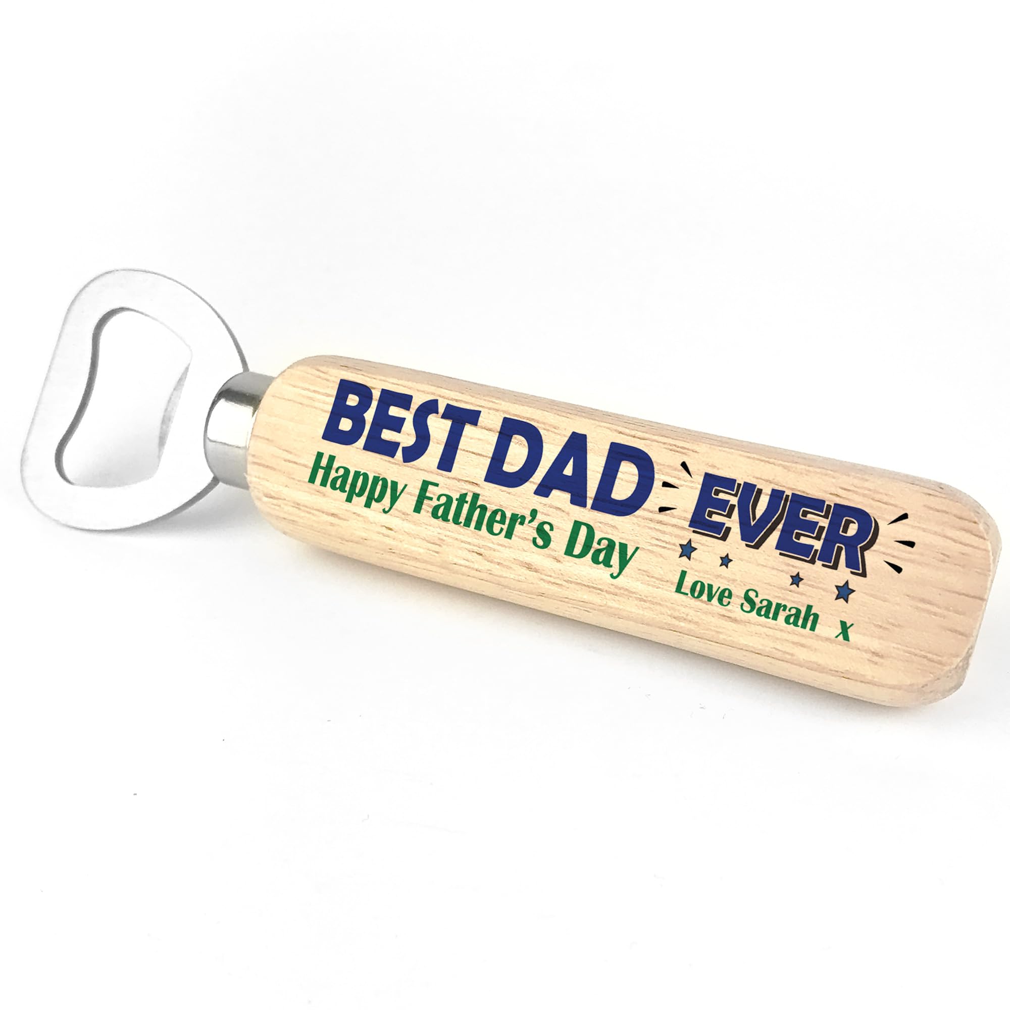 Red Ocean Personalised Gifts for Dad Best DAD Him Men Fathers Day Bottle Opener Dad Daughter