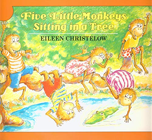 Five Little Monkeys Sitting in a Tree 0590135201 Book Cover