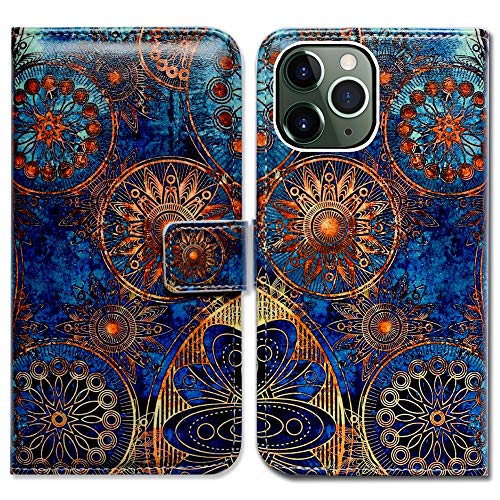 Bcov Iphone 11 Pro Max Wallet Case, Gorgeous Colours Circle Flip Leather Case Wallet Cover With Credit Card Slot Id Card Holder Kickstand For Iphone 11 Pro Max #TOP19