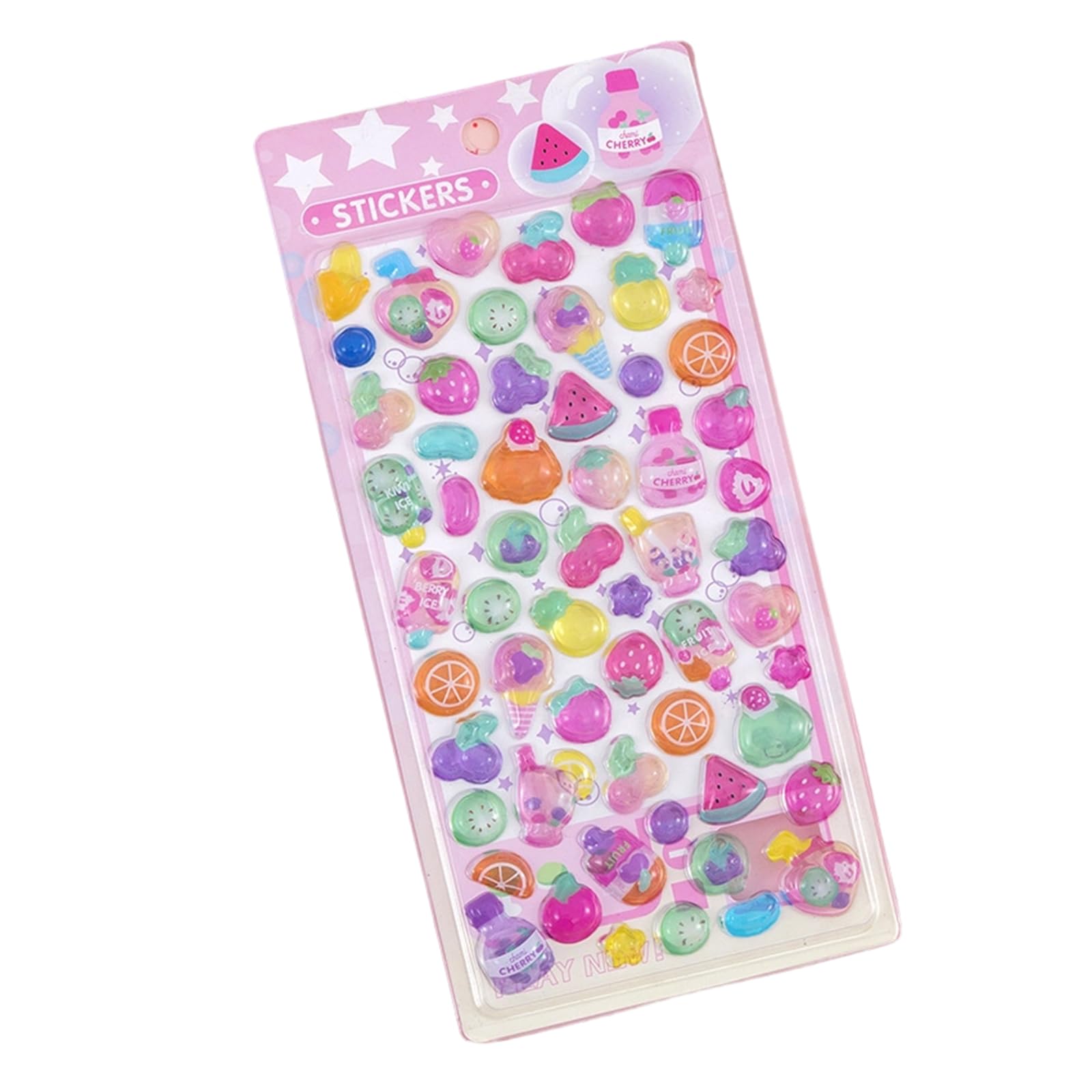 Embossed Animal Sticker Cartoon ABS Sticker for Scrapbooking Notebook Journal Phone Cover Luggage Kids Rewarding Name Card Embellishment