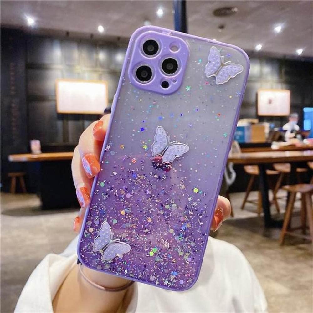 Coque iPhone 13 14 Pro Max antichoc souple et strass bling - 5