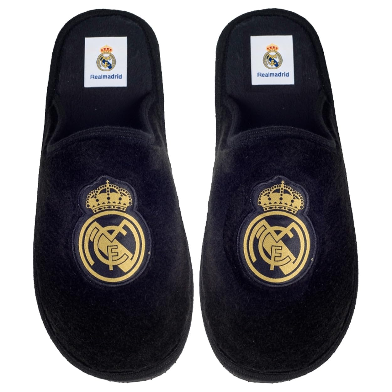 MARPEN SLIPPERS Real Madrid CF Official Season 25/26 House Slippers for Men or Women, Light Winter Shoes, Size 46