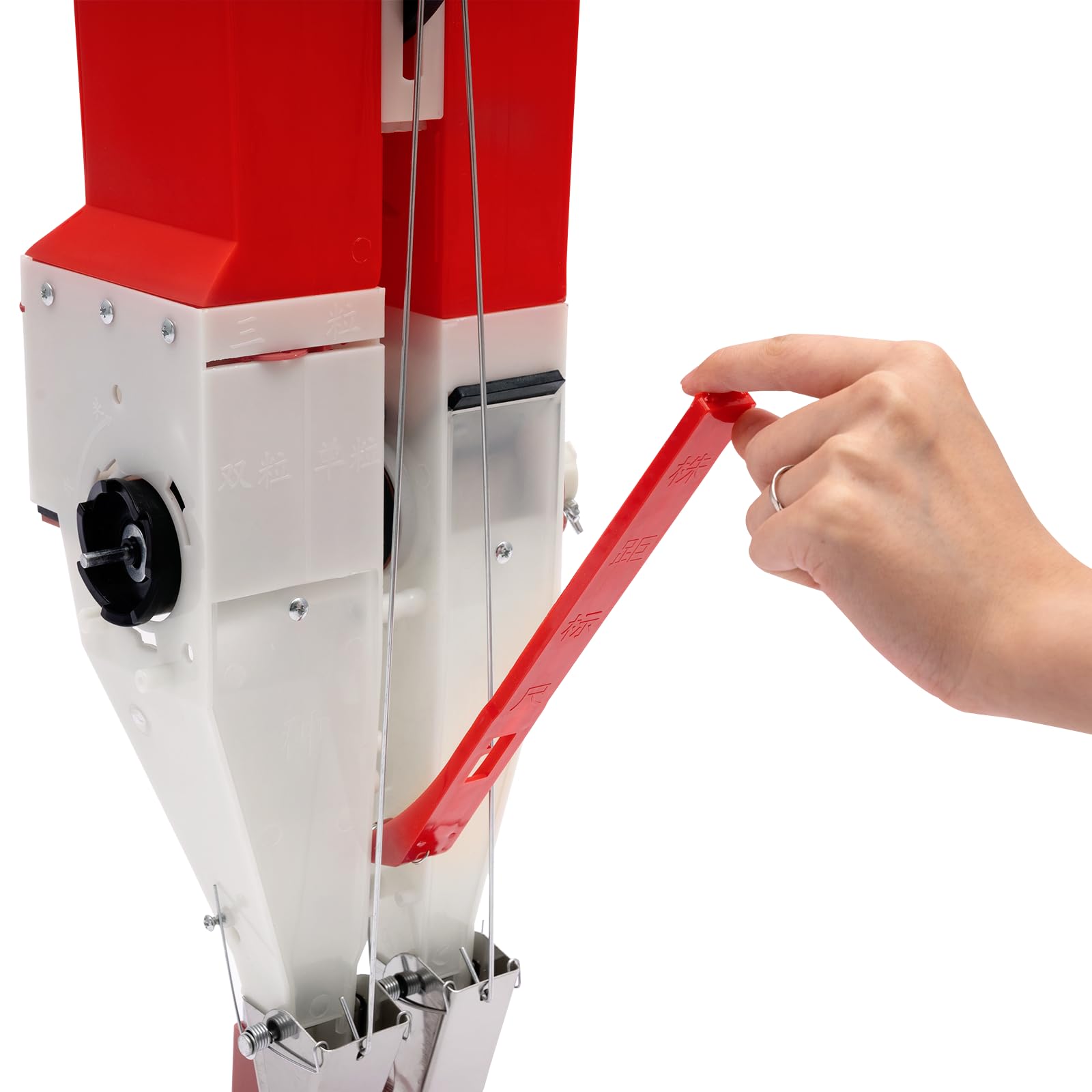Macchina per semina manuale regolabile, seminatrice manuale, seminatrice a mano, 2,4 l