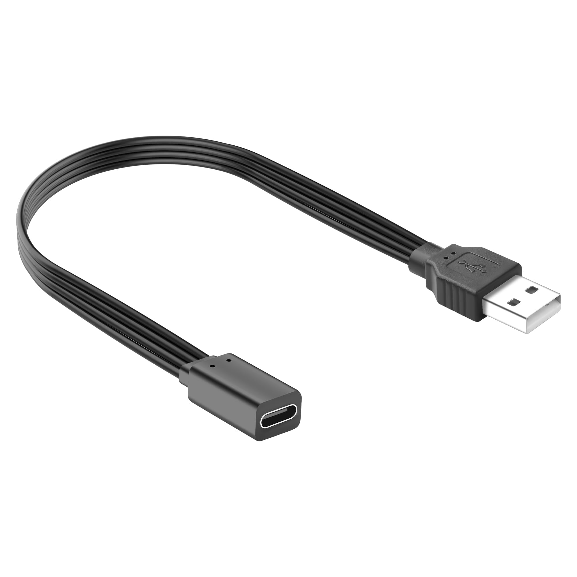 JSADZKJ USB-C to A Adapter Cable,Type C to Female to USB A Male Cable Converter, USB C to USB 2.0 Cable Data Sync & Charging for Laptop,PC,Flash Disk,
