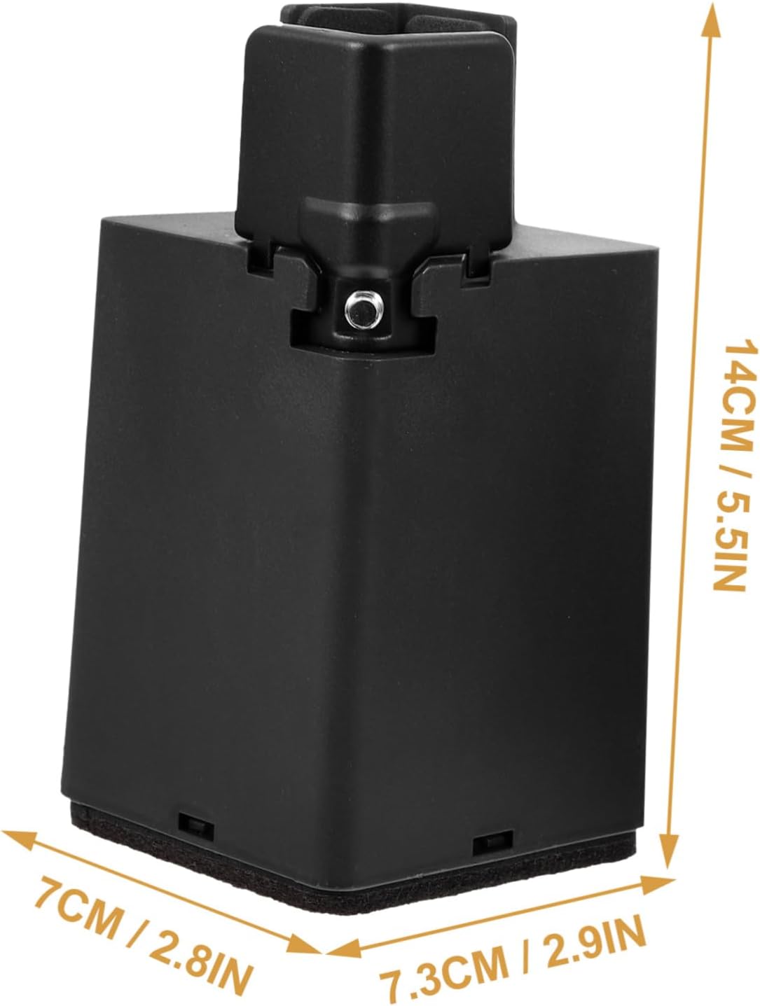 Angoily 4pcs Adjustable Furniture Risers for Beds Sofas and Tables Heightening Support Pads for Enhanced Stability and Versatility