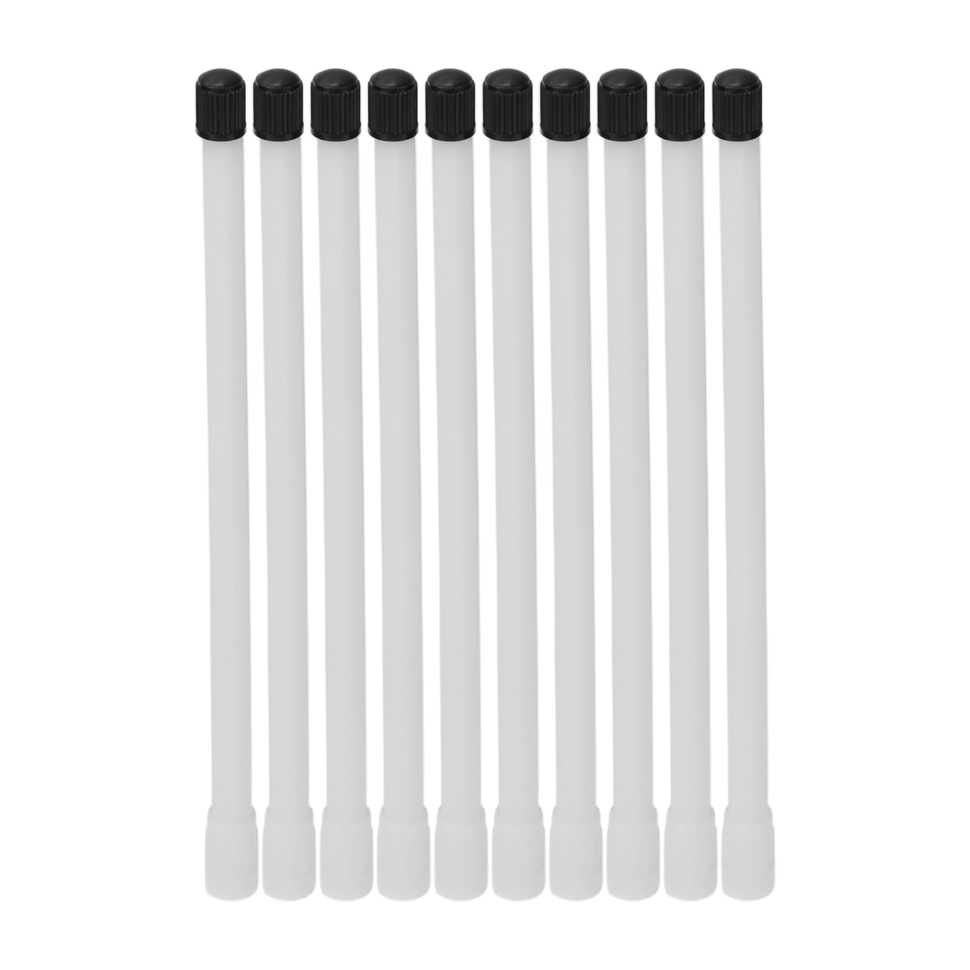 10pcs 200mm Tire Valve Extension Universal Plastic 180 Degree Tyre Valve Inflation Adapter for Car Motorcycle RV Truck Bike