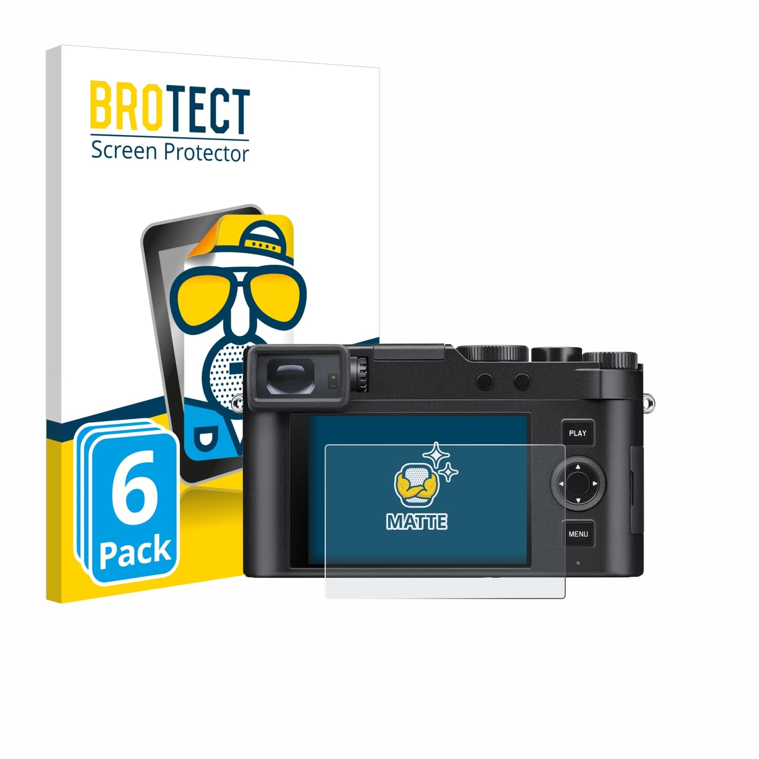 BROTECT Matte Entspiegelungs-Schutzfolie Für Leica D-Lux 5 (2 Stück) – Anti-Reflex, Anti-Fingerprint, Made In Germany