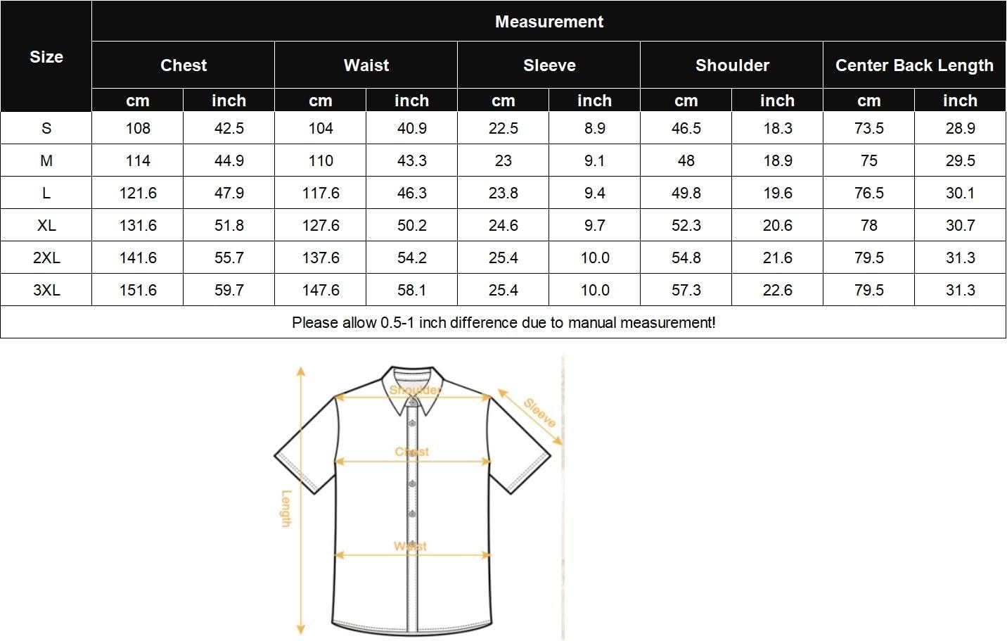 COOFANDY Men's Button Down Shirts Short Sleeve Casual Shirt Summer Beach Textured Shirts - Image 6