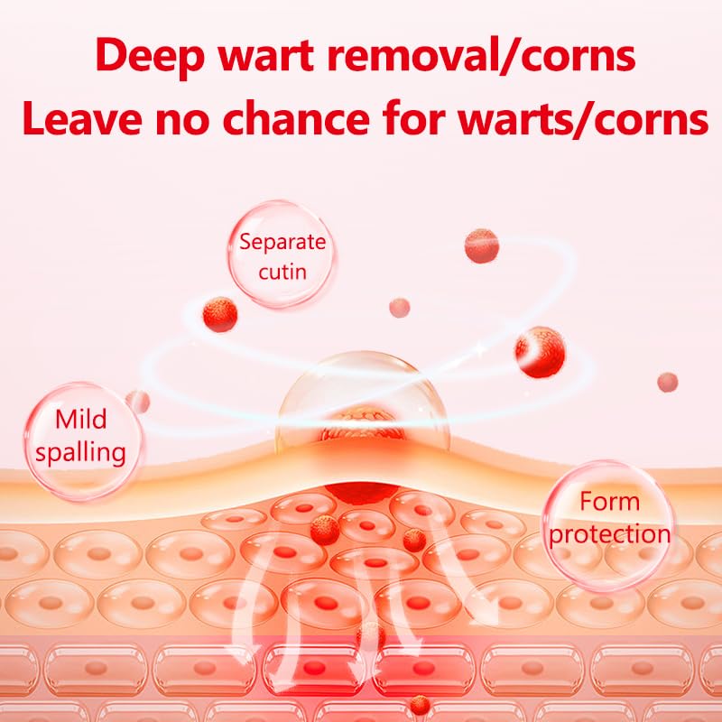 Image of Plantar Wart Remover Pads, Wart Remover Bandaid for Plantar Wart, Hand Wart, Corns, Callus Removal, 40% Salicylic Acid 42 Pads