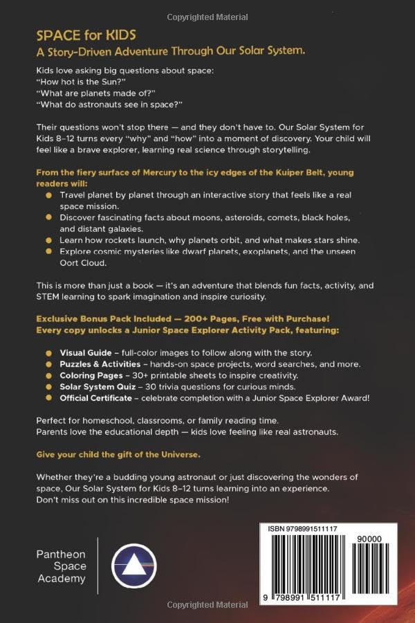 OUR SOLAR SYSTEM FOR KIDS 8–12: The Young Astronaut’s Guide to the Planets, Moons, Asteroids, & the Science of The Universe, with Space Facts & Adventures for Curious Minds - Image 2
