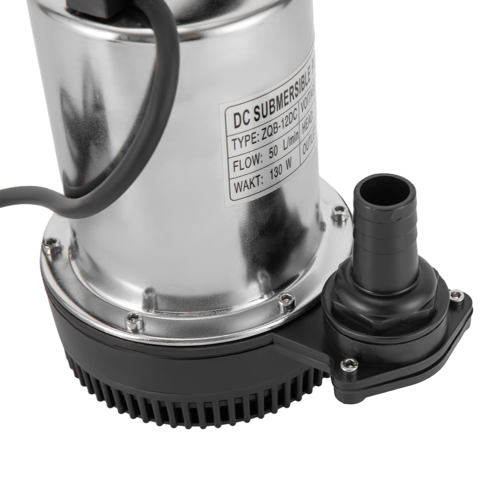 160W 3000L/H Wasserpumpe Tauchpumpe,Geräuscharm Wasser-Tauchpumpe Gartenpumpe mit 3 Wasserauslässe für Gärten,Aquarium,Teich,Reservoirs,Brunnen