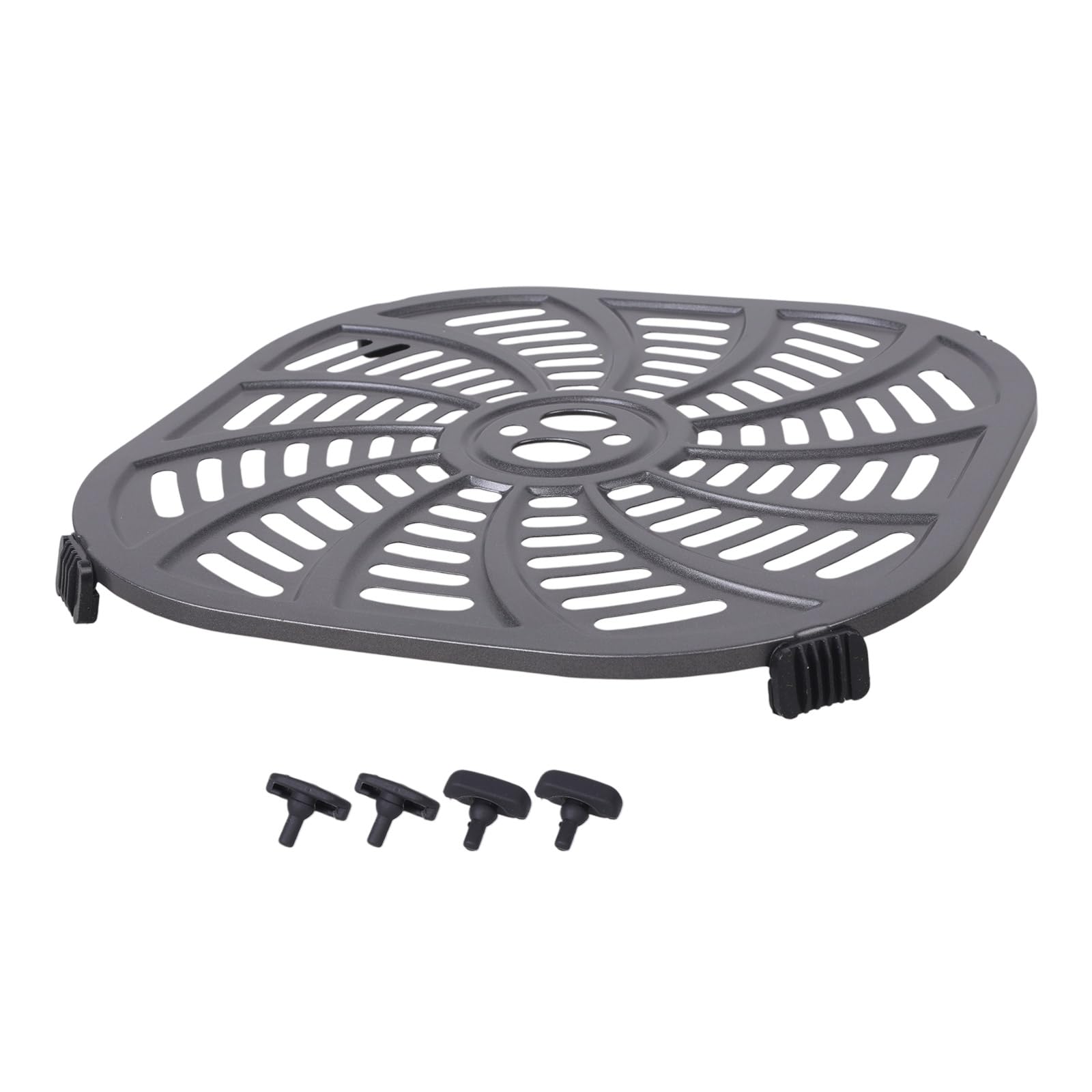 Kalttoy Air Fryers Pad Air Fryers Plate Square Tray Grilling Plate Multifunctional Cooking Tool for 6QT Rack