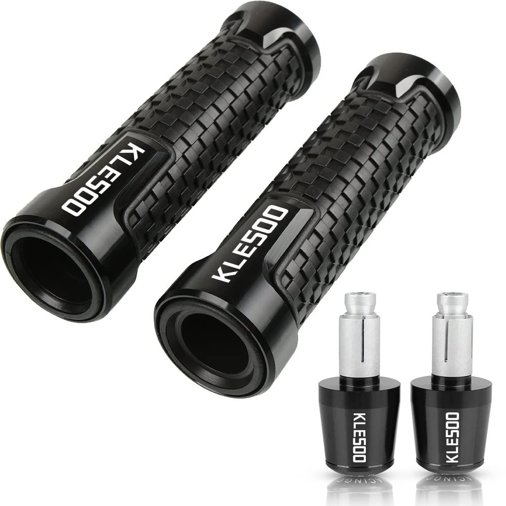 Poignée KLE 500 en aluminium CNC noir de haute précision pour guidon moto Kawasaki