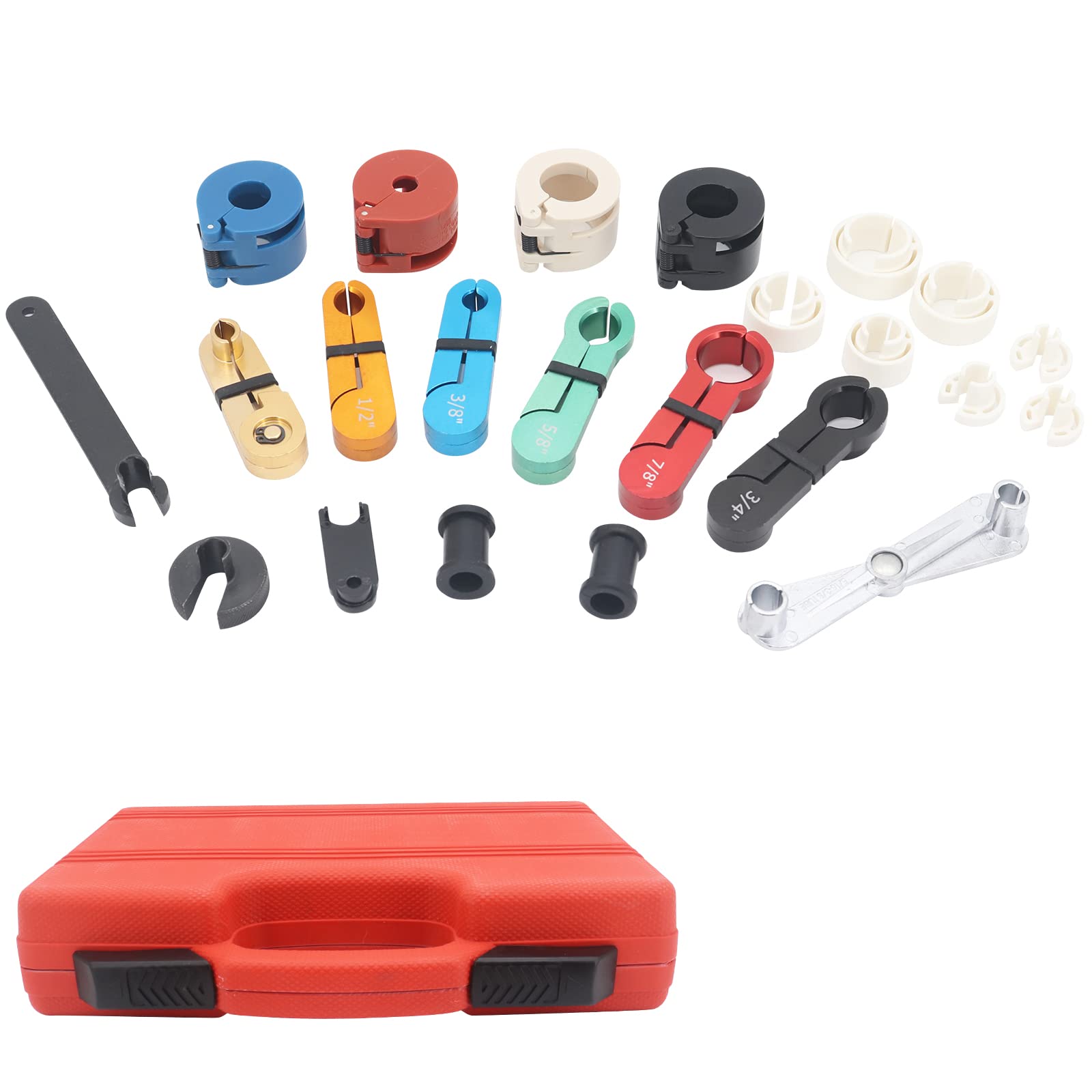 Set di Strumenti di Disconnessione Rapida, 22 PCS Tubo Flessibile Aria Condizionata per Auto Tubo di Olio Tubo di Carburante Strumento di Rimozione Strumento di Disconnessione per Sistemi