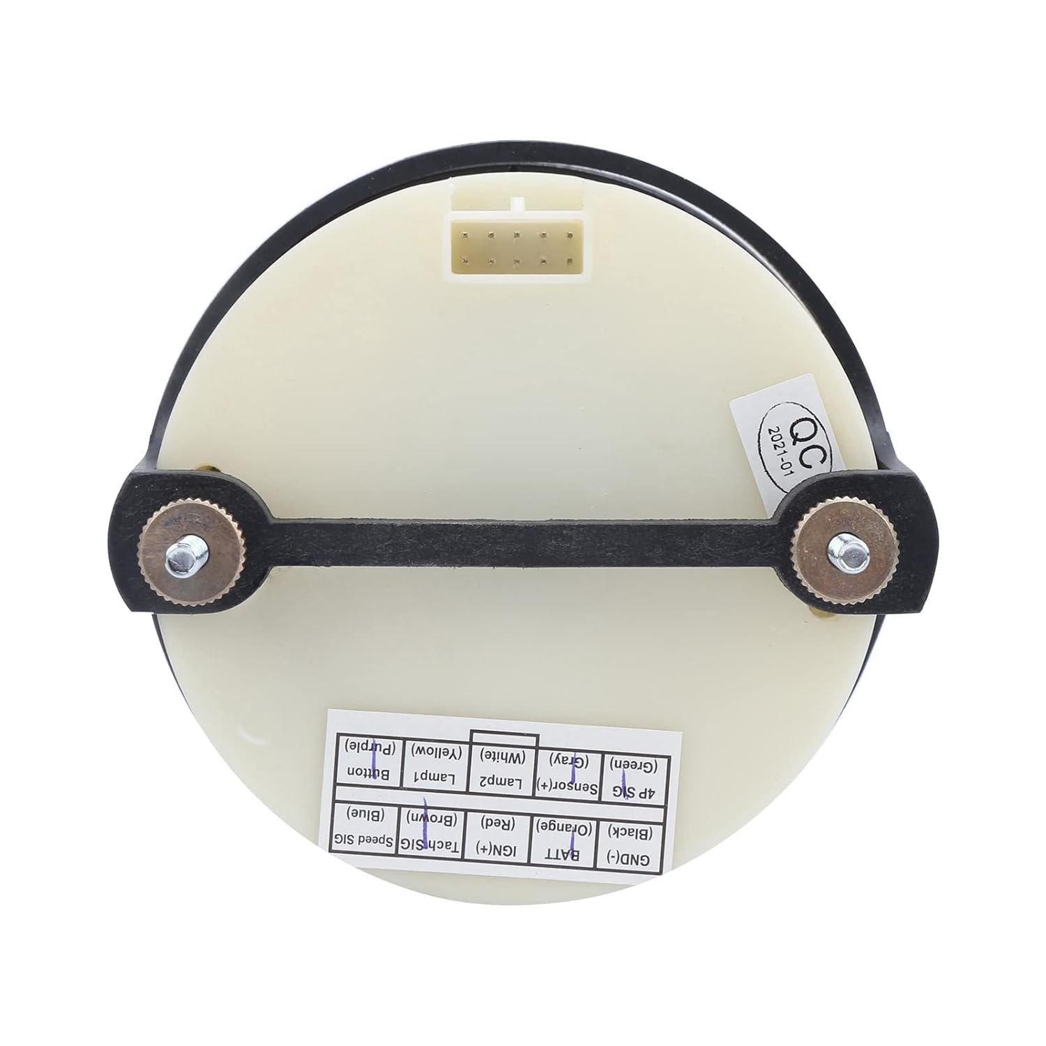 BRRNOO Speedometer for Car, Speedometer Gauge with Accessories ABS 316L Stainless Steel for Truck Boat