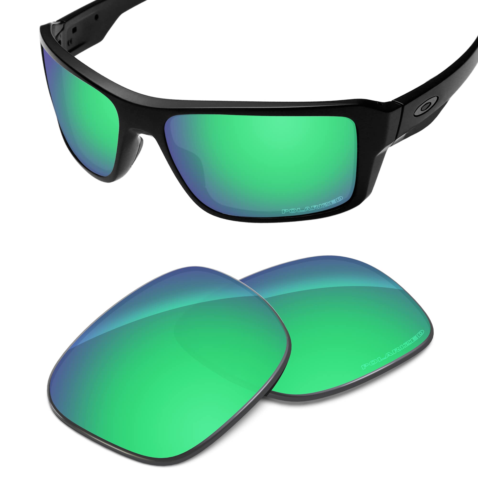 Tintart Performance Replacement Lenses Compatible with Oakley Double Edge OO9380 Polarized Etched