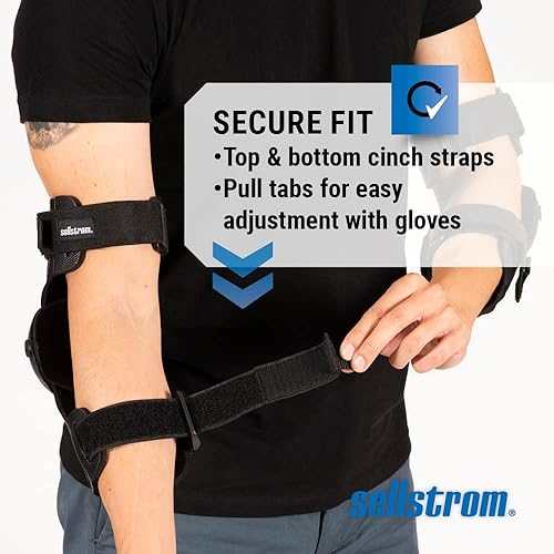 Miniatura 3 de Sellstrom ArmorPro - Coderas tácticas  Protección profesional para codos y brazos para soldadura, molienda  para hombres y mujeres