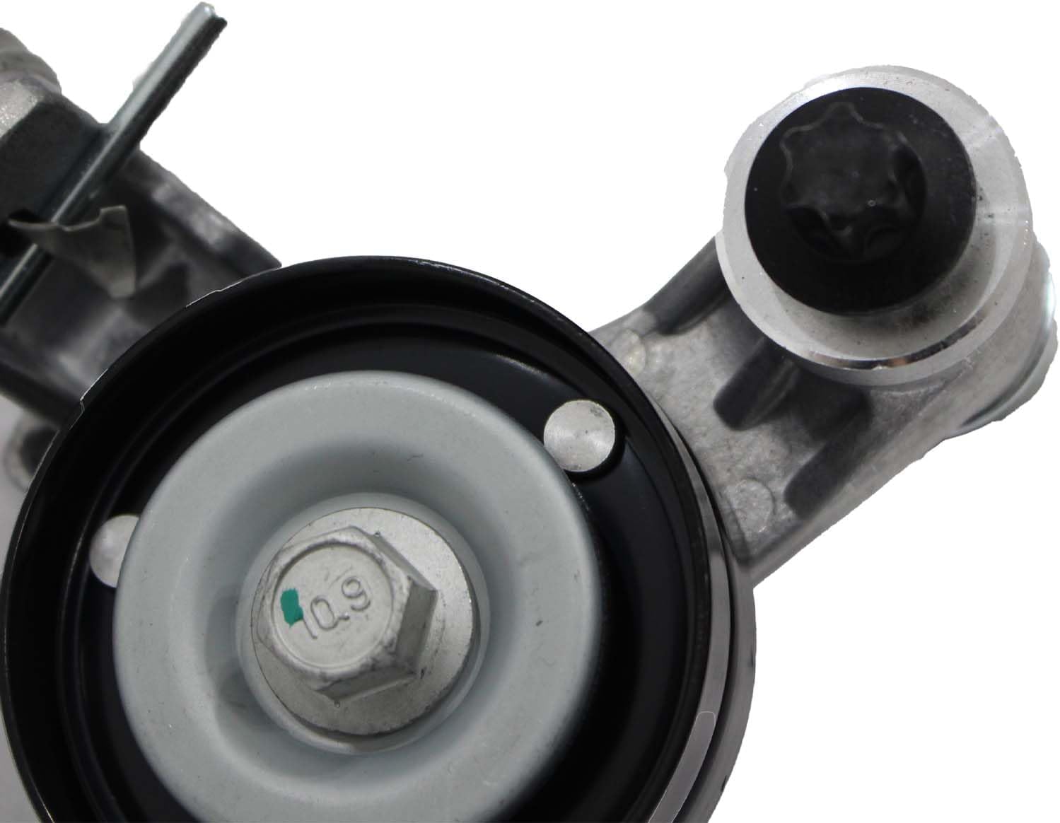 AUCERAMIC Belt Tensioner Assembly with Pulley Compatible with 2011-2016 Chevy Cruze 2013-2020 Buick Encore 2012-2019 Sonic 2013-2020 Trax 2016 Cruze Limited L4 1.4L Turbo Replace# 55565236 25195388