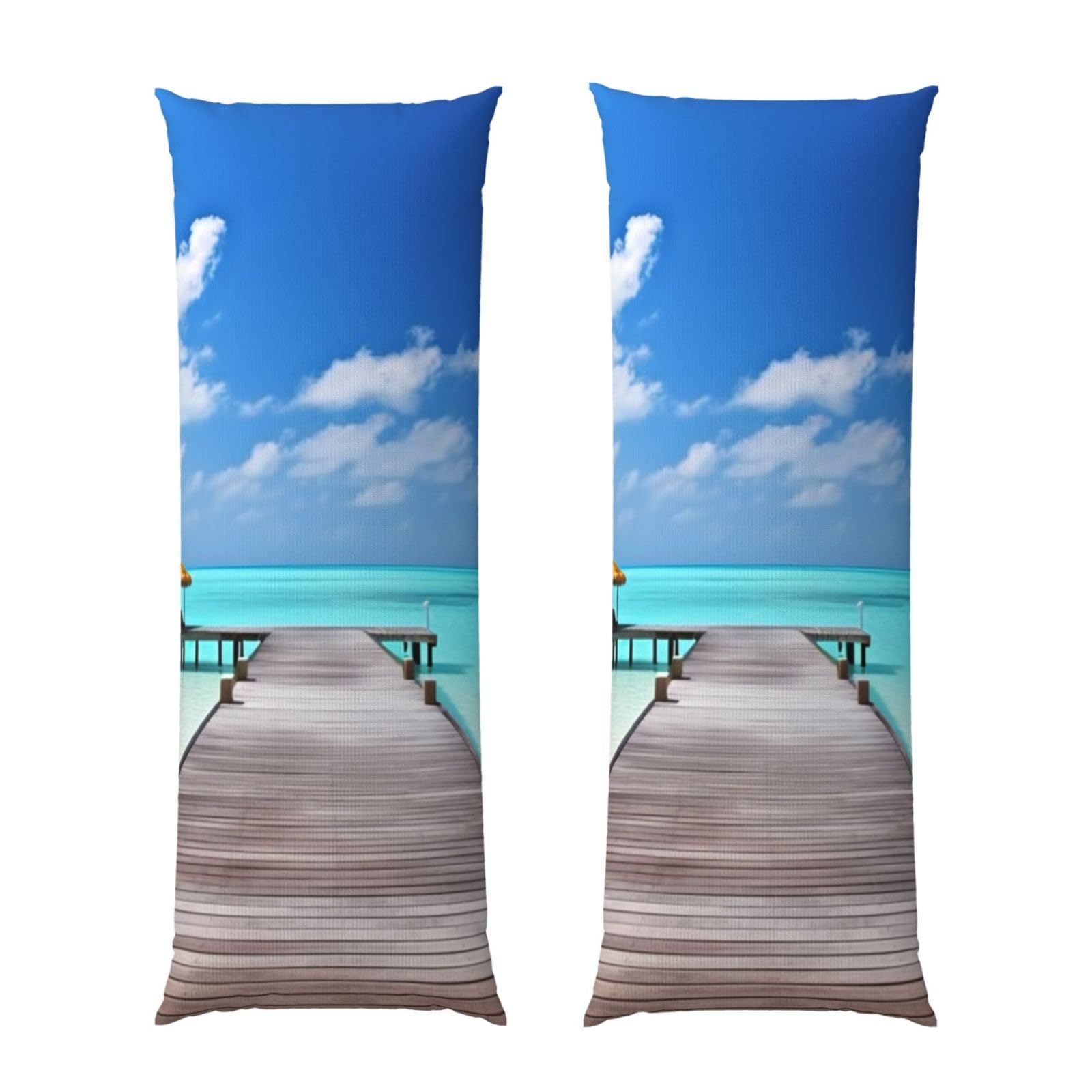 Coussin de corps Maldives longue housse 152 cm une idée cadeau maison idéale