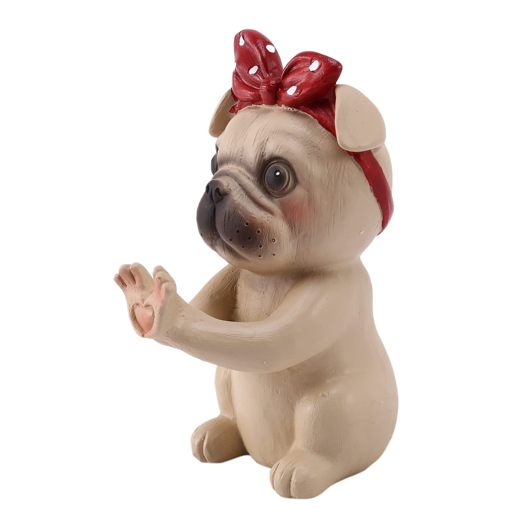 CTRLZS Puppy Dog Glasses Holder Stand Eyeglass Retainers Sunglasses Display (Pug)