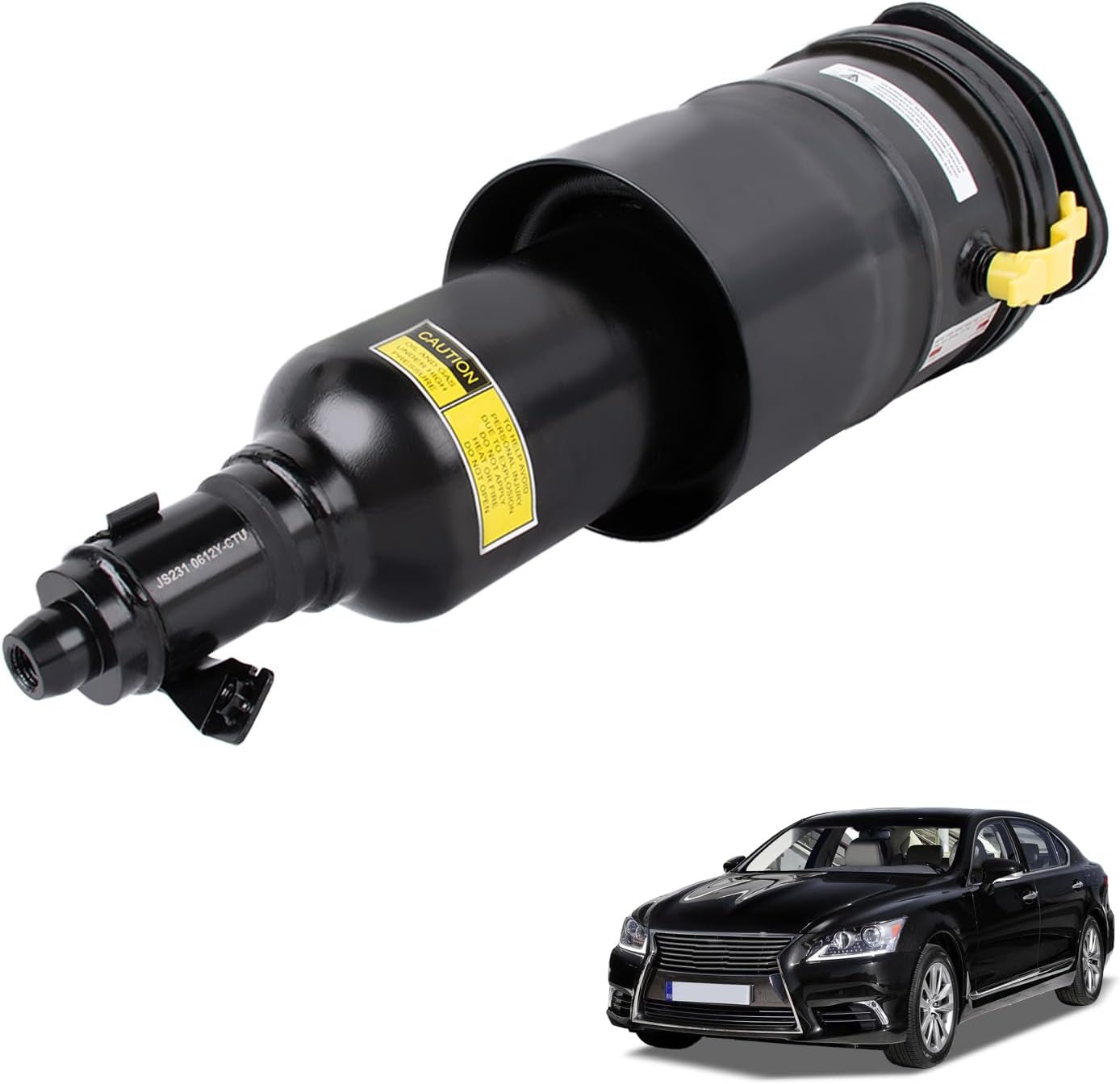 Front Right Air Suspension Shock Strut for Lexus LS460 2007-2012, LS600h 2008-2016, Air Spring Assembly Replace 48010-50200 48010-50280 48010-50210
