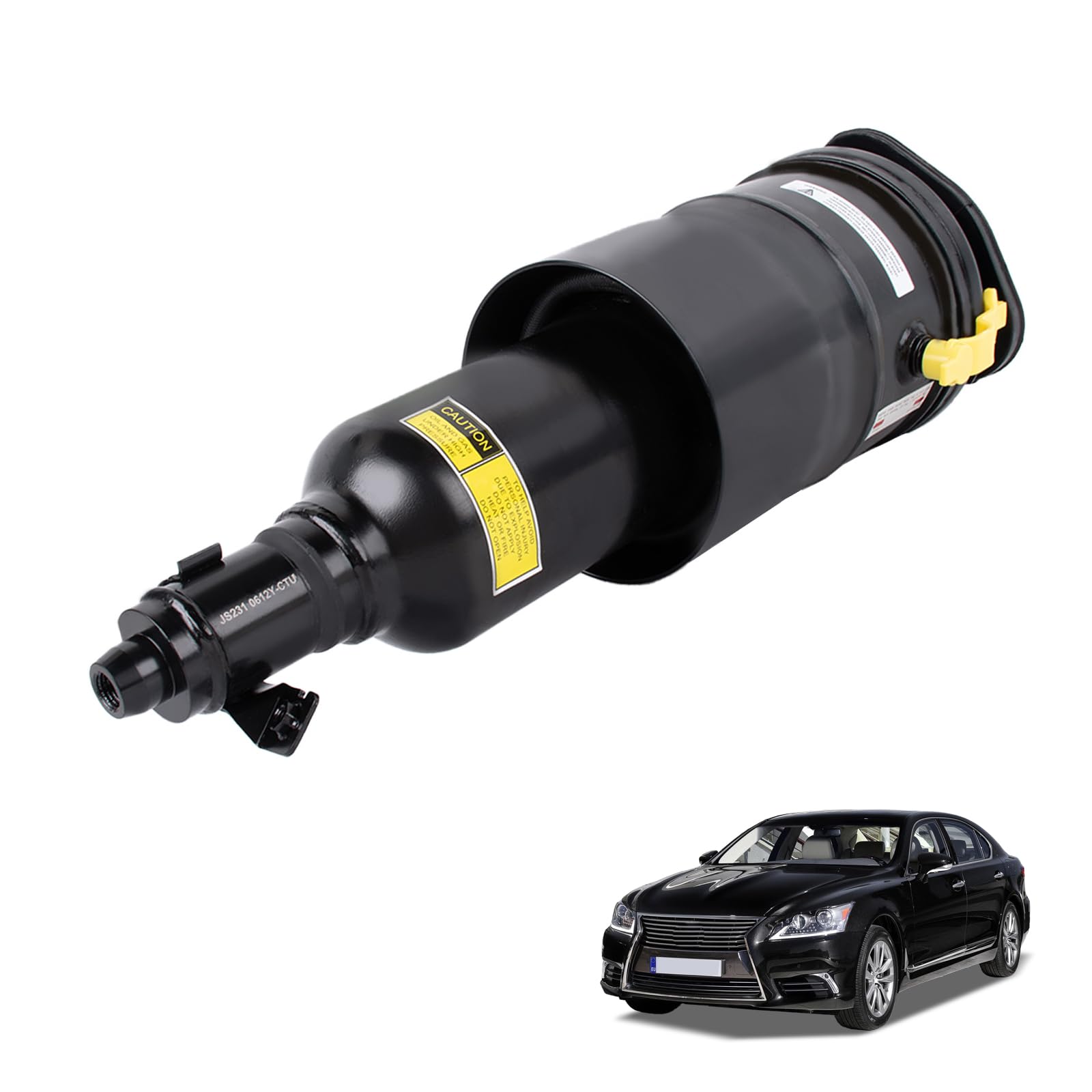 Merautop SJ 48010-50200 Front Right Air Suspension Shock Strut Absorber Compatible with Lexus LS460 2007-2012, for Lexus LS600h 2008-2016, Repalce