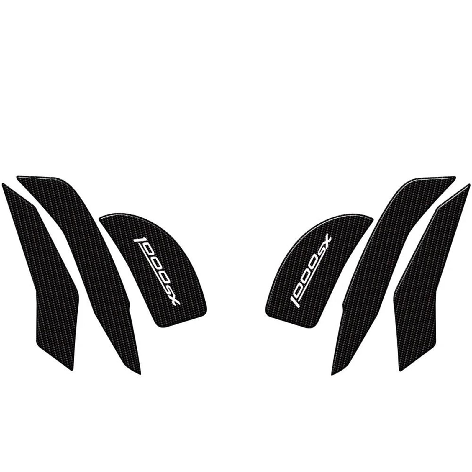 Motorcycle Fuel Tank Side Stickers Decals Fishbone Motorbike Sticker for Kawasaki for Z1000SX 2020 Tank Sticker(Color10)