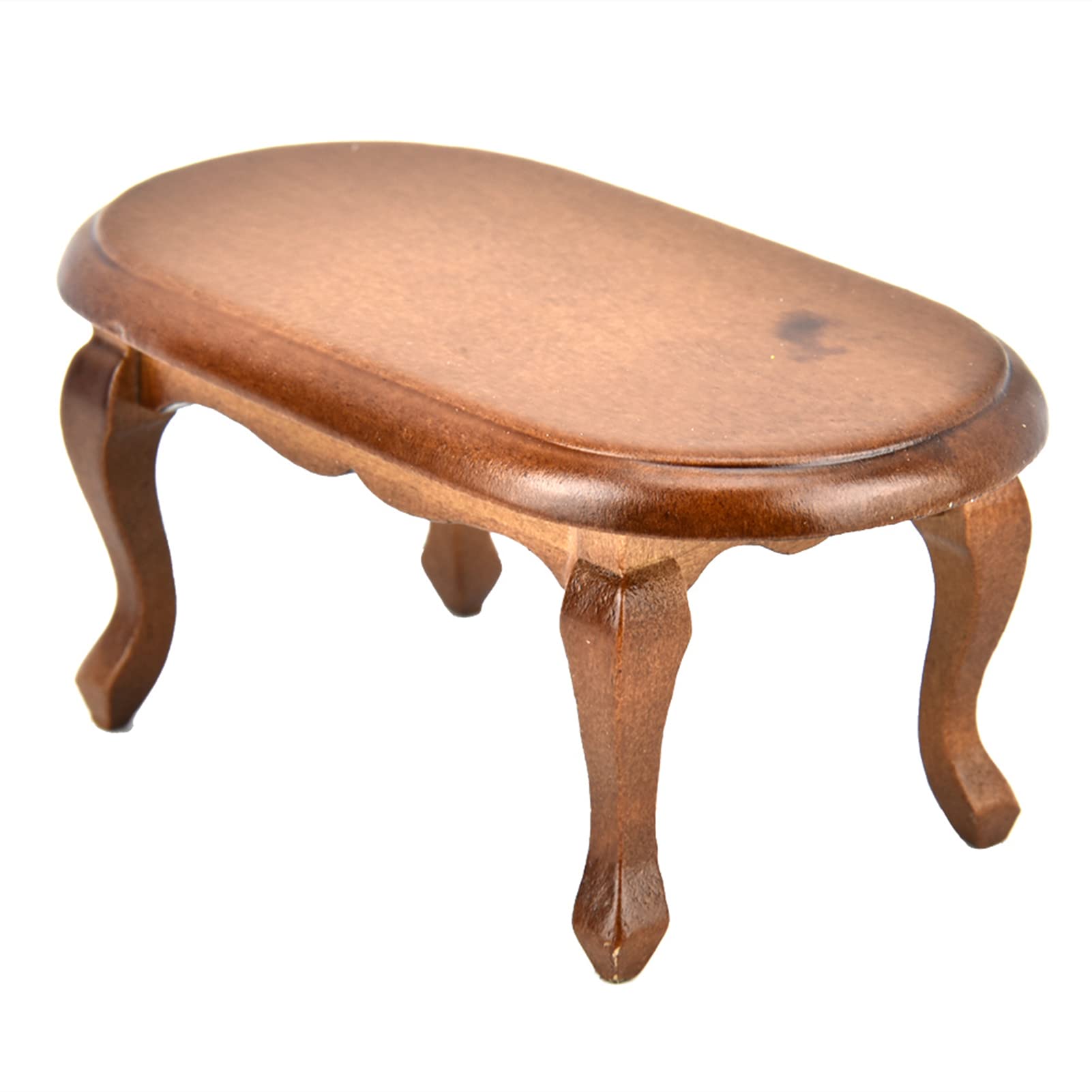 Mini Tea Table 1 12 Pocket Wooden Coffee Desk Simulation Photography Props Living Room Accessories