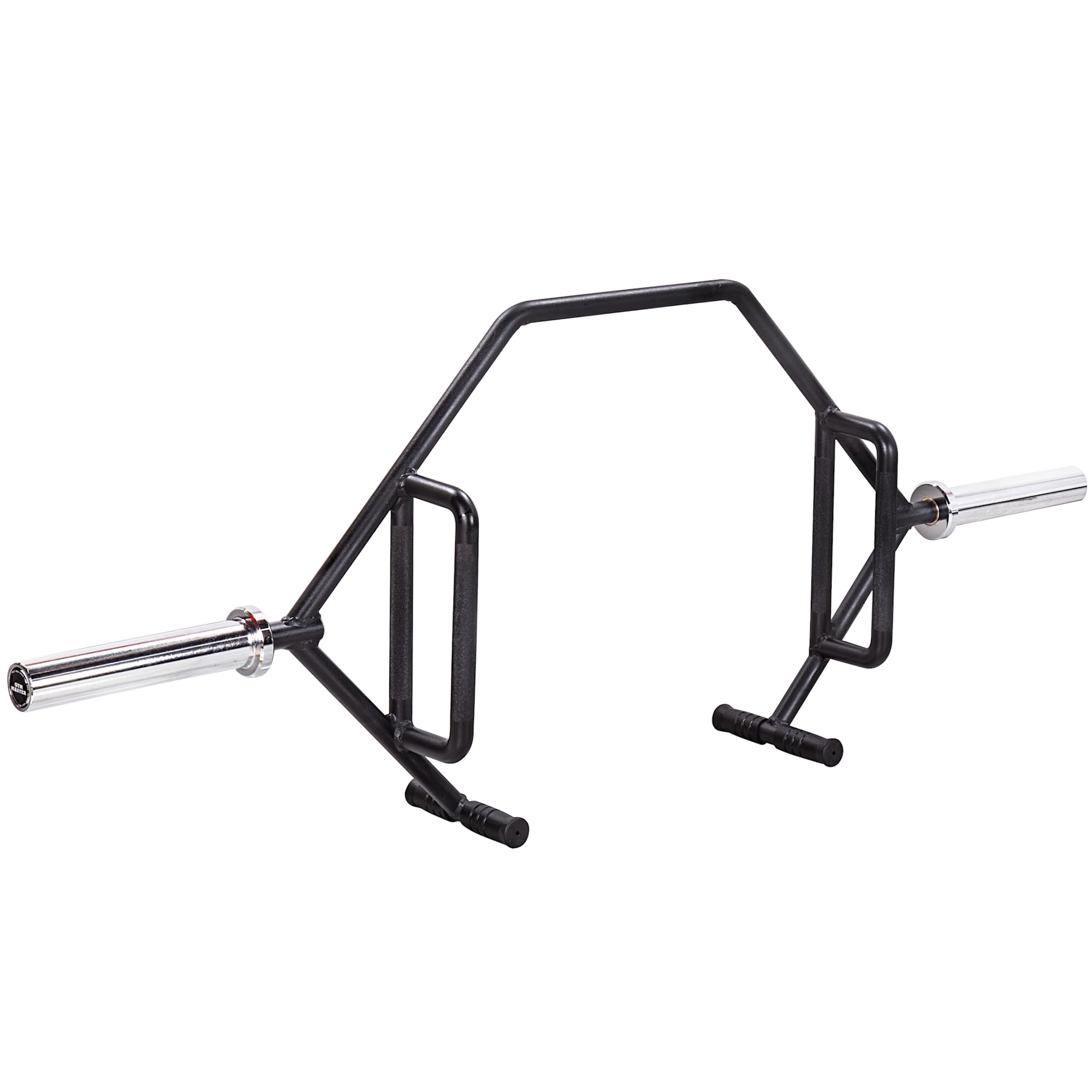 GYM MASTER Olympic Open Trap Hex Deadlift Bar with Rotating Barbell Sleeves and Easy Loading