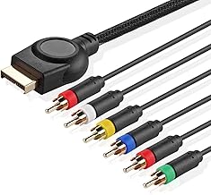 TNP Products PS3 PS2 Komponent AV Kablosu (6 Feet) Premium Yüksek Çözünürlüklü HDTV Bileşeni RCA Ses Video Kablosu Sony Playstation 3 PS3 ve Playstation 2 PS2 Oyun Konsolu için