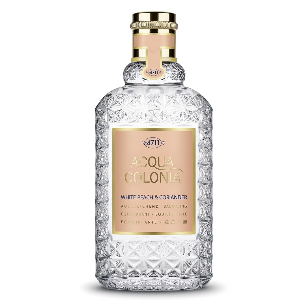 4711 Acqua Colonia® White Peach & Coriander | Eau de Cologne - ausgleichend - Wellness für die Sinne | 100ml Natural Spray