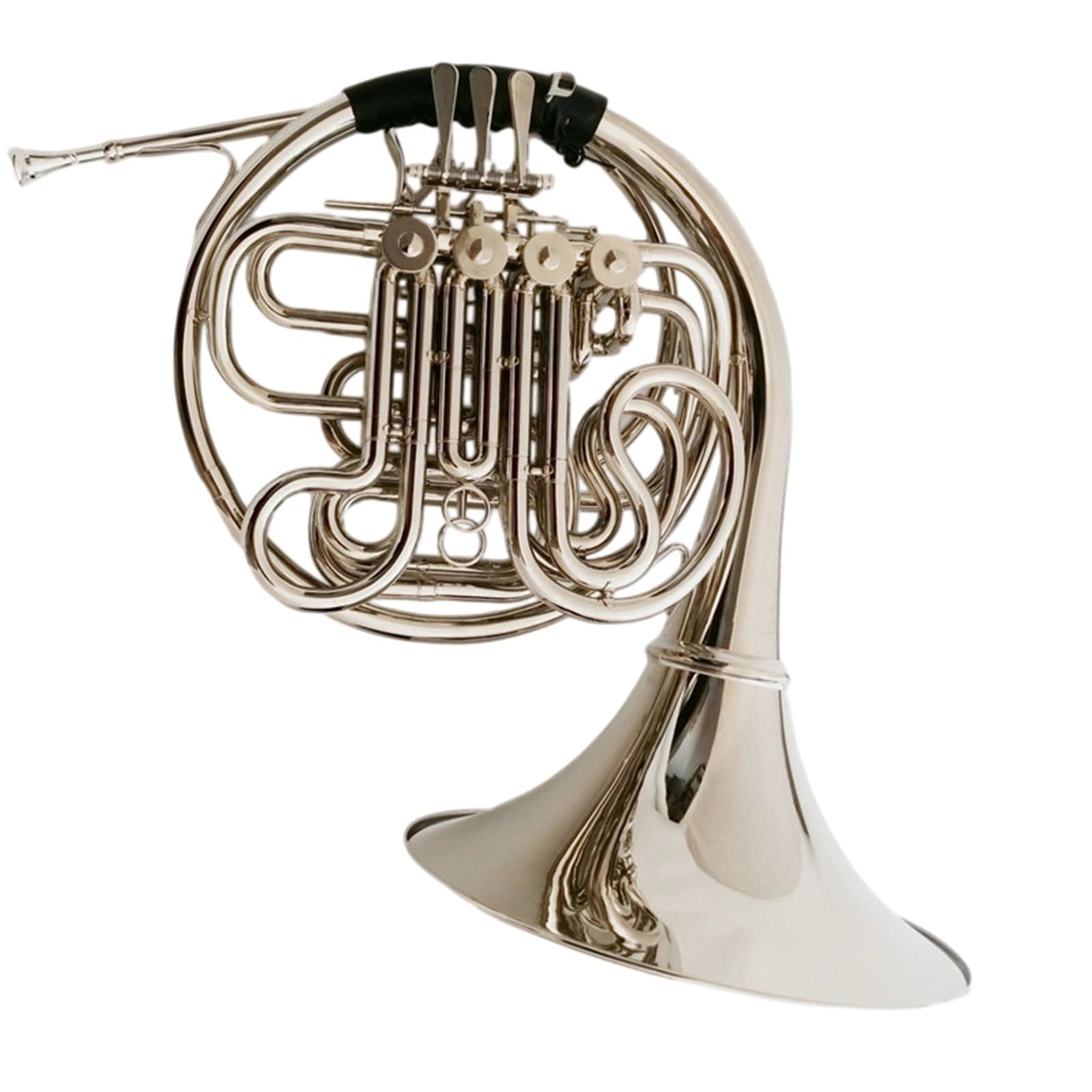 Instrument Muzyczny Waltornia Mosiężny Czteroklawiszowy Instrument Dwurzędowy Oddzielny Róg Klawisz Bb F Niklowany Zespół Dla Początkujących
