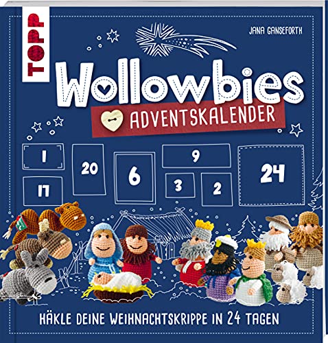 Wollowbies Adventskalender: Häkle deine Weihnachtskrippe in 24