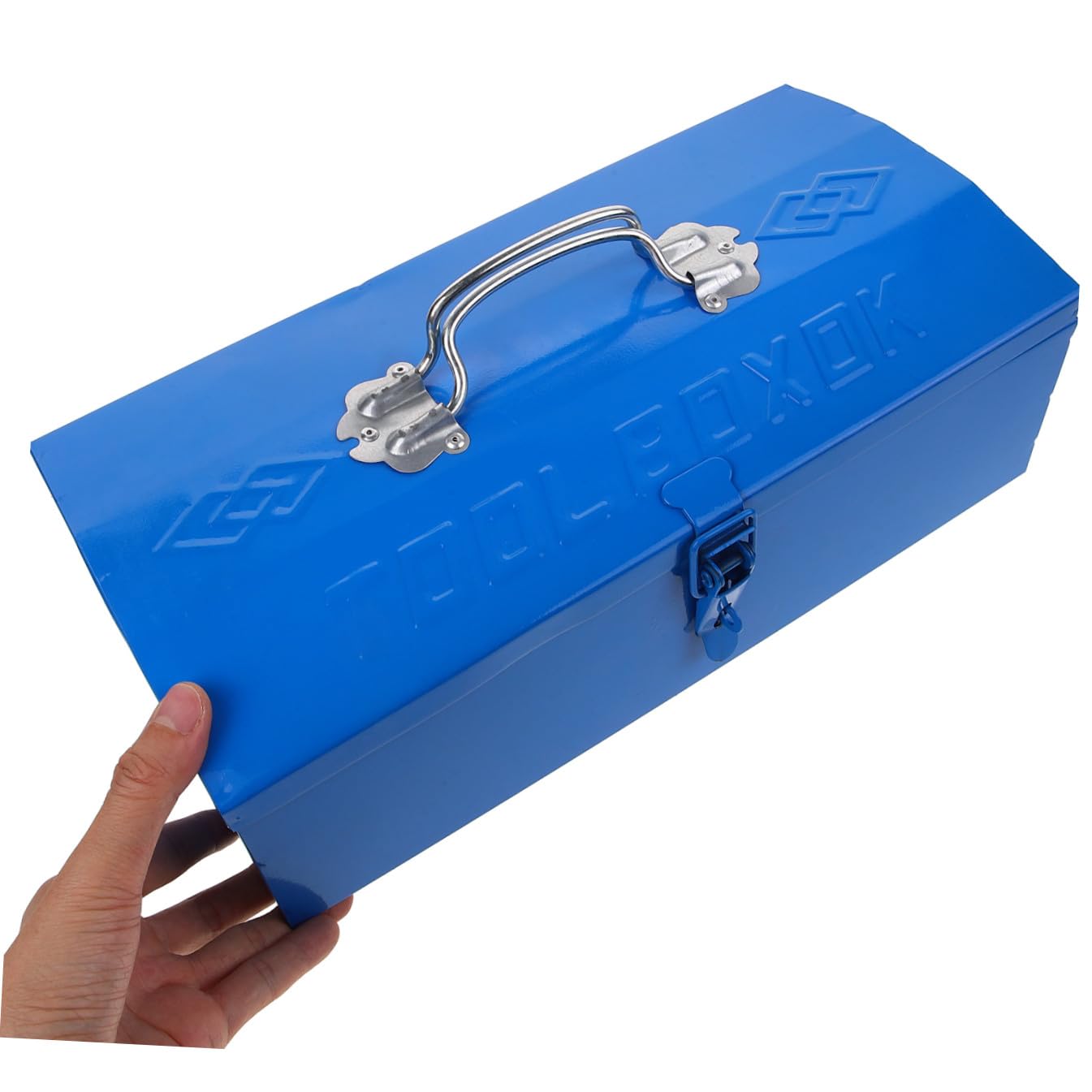 SHINEOFI 2 Pezzi Valigetta Portatile per Utensili con Maniglia Scatola per Strumenti con Design Elegante e Resistente per Campeggio e Uso
