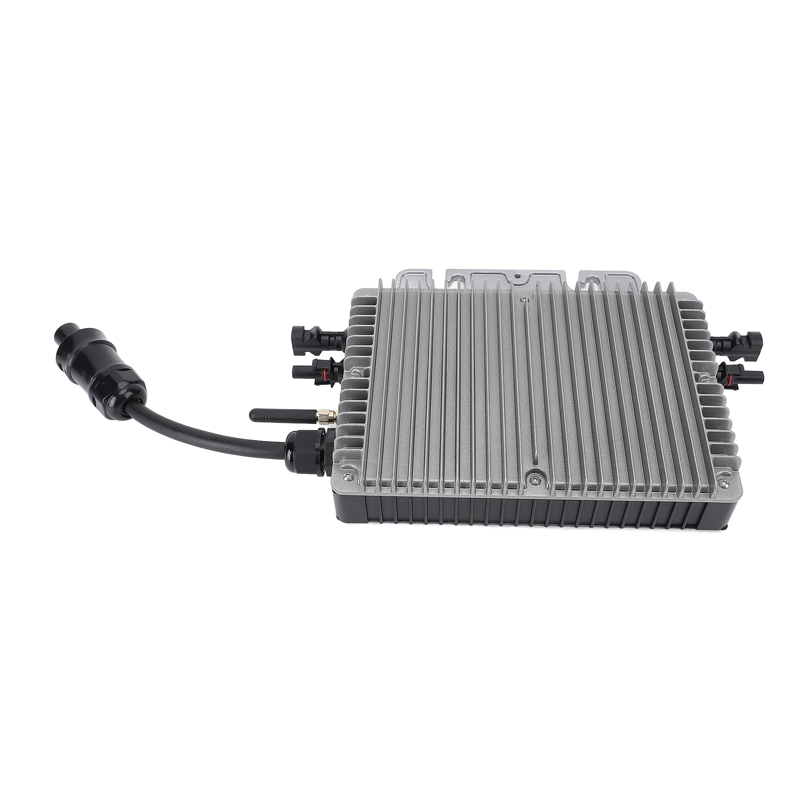 Acouto Solar-Grid-Tie-Mikro-Wechselrichter Wandelt Gleichstrom in Wechselstrom um. Eingebauter MPPT, Reine Sinuswelle, IP67-Wasserdichtigkeit, 700-W-Aluminiumlegierung
