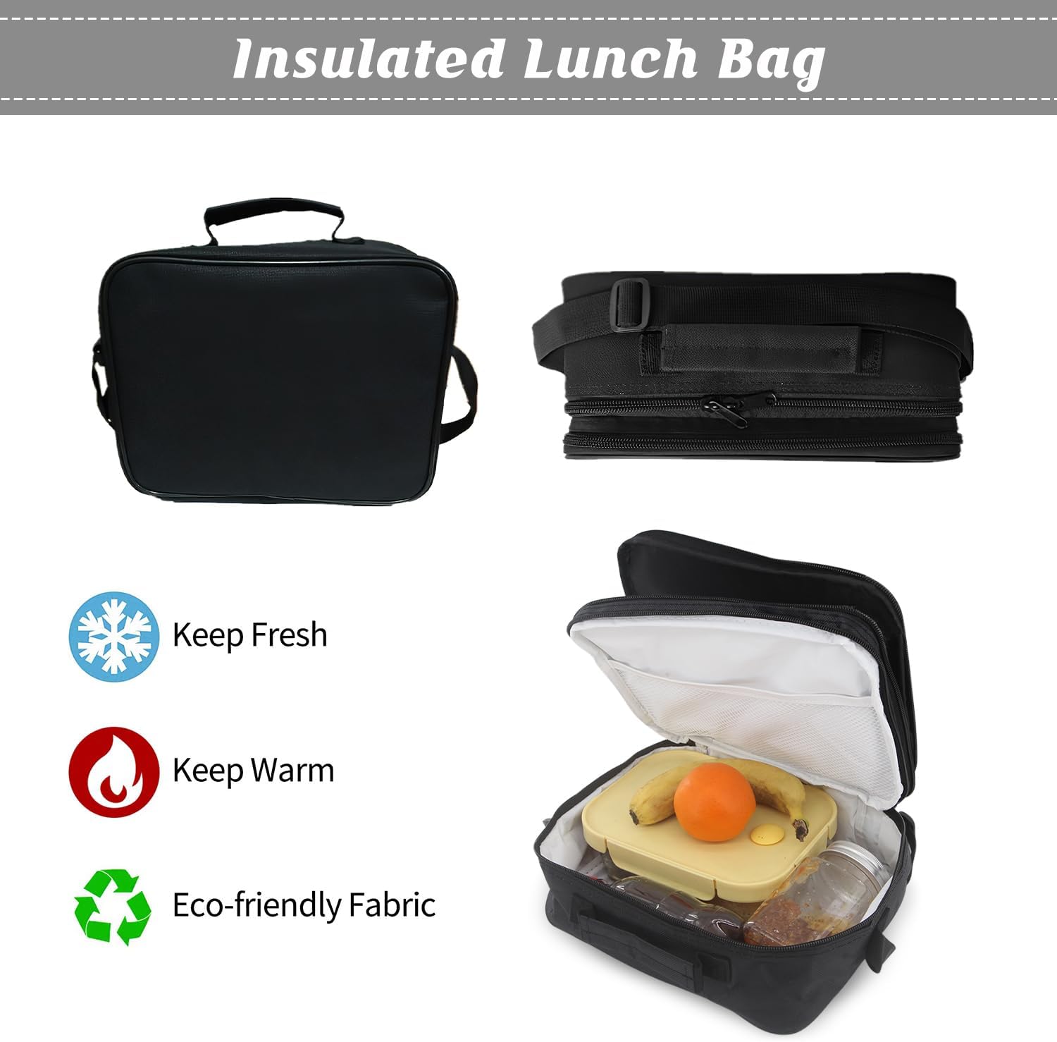 School Backpack Set for Girls Boys 3-in-1 Kids Teens Elementary Middle School Bookbag with Lunch Bag Pencil Case - Image 7