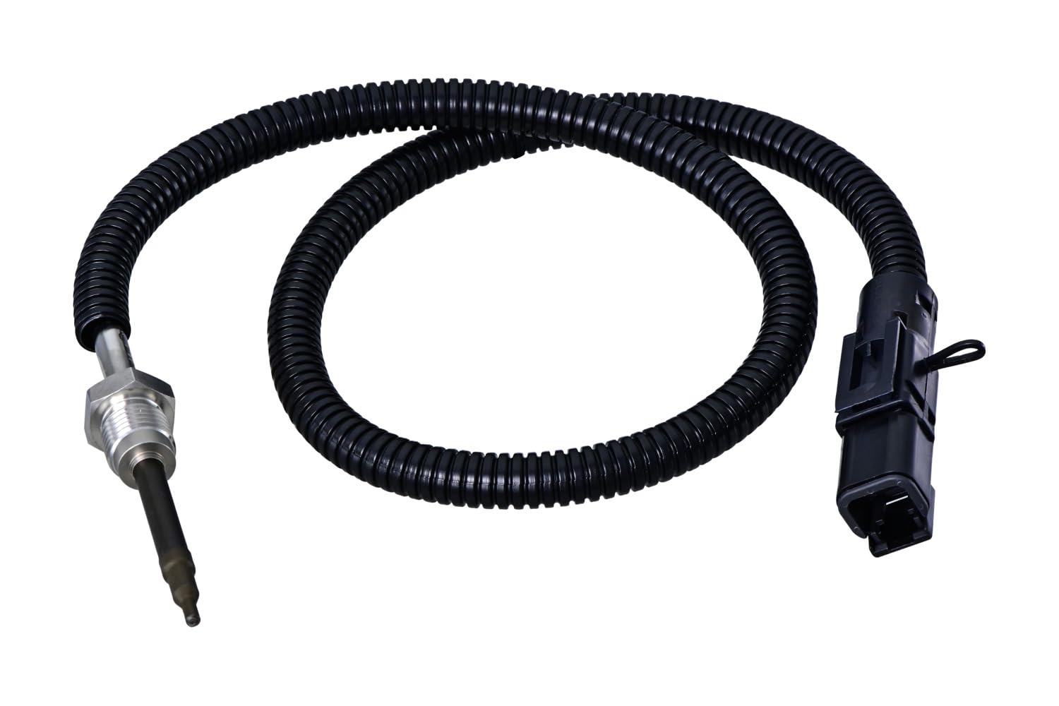 Capteur De Température Des Gaz D'échappement HELLA - 2 Pôles - Vissé - Câble 290 Mm - Compatible Audi, VW, Etc.