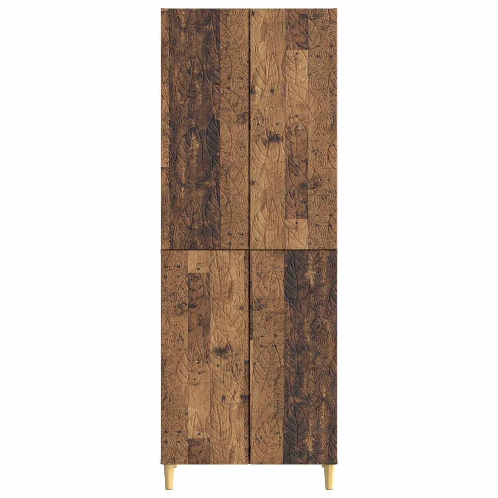 Juego de armarios 2 uds. Madera Envejecida Madera de ingeniería, Conjuntos de Muebles, 49.42 kg-3416707