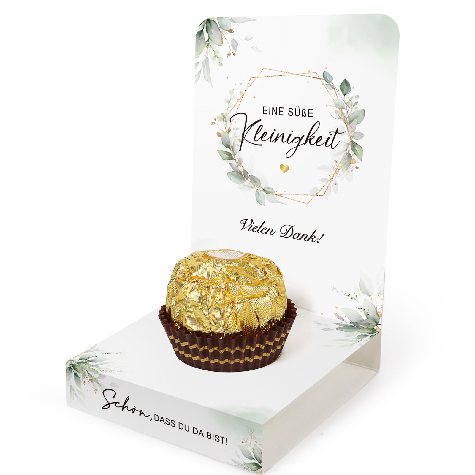 24pcs Schön Dass Du Da Bist Aufsteller Geschenkbox Schokolade Verpackung Gastgeschenke Taufe Kommunion Firmung Geschenk Schachteln Kissenschachtel für Süßigkeiten Schokolade Kekse
