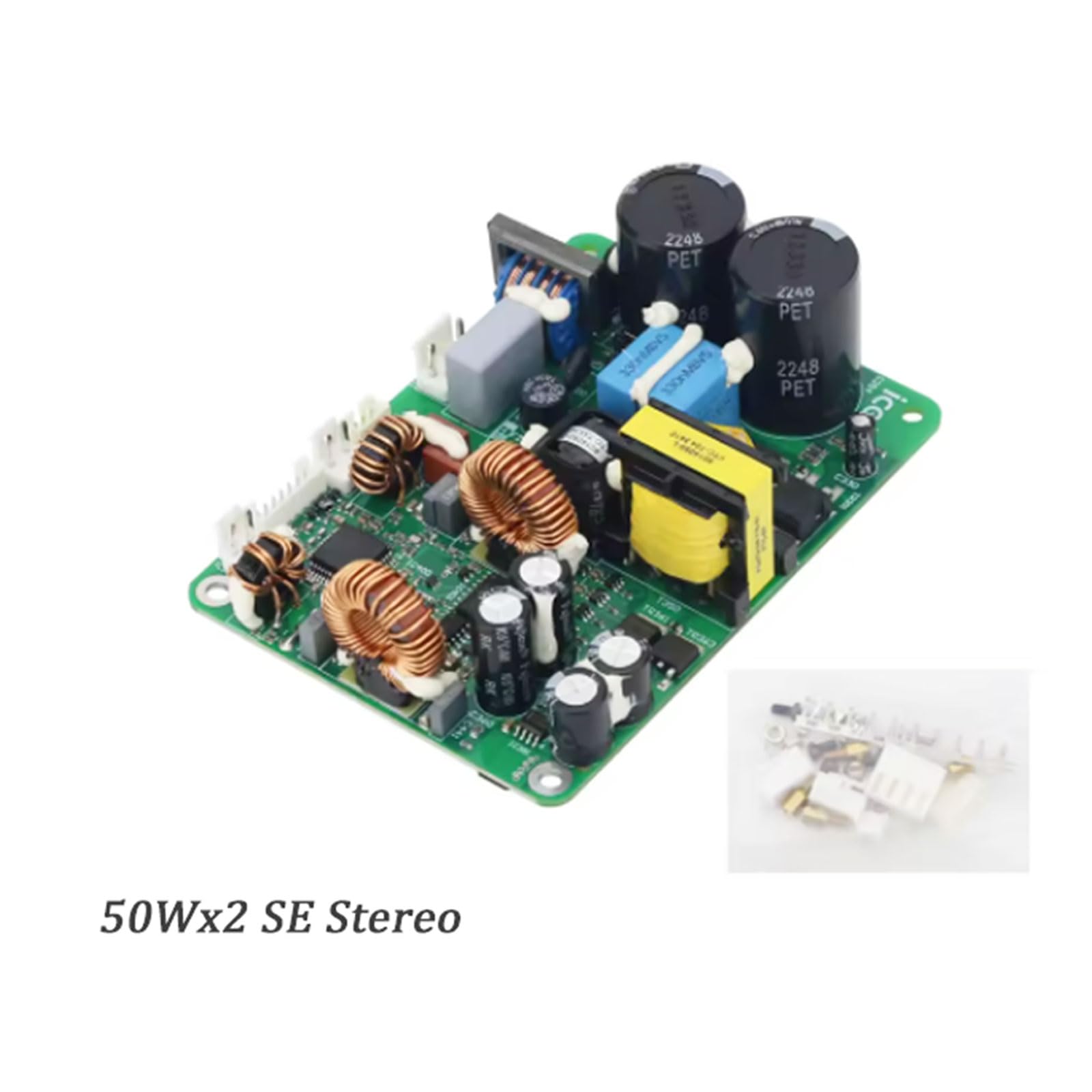 ICE50ASX2 - Amplificatore di potenza stereo digitale da 170 W, scheda HiFi, modulo amplificatore monocanale, suono silenzioso