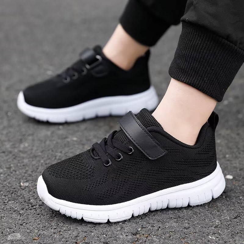 Kids Boy Girl Lightweight Solid Casual Sneakers for Outdoor Sport Running Walking4