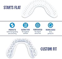 Vista 3 de Protector dental nocturno – Cómodo protector bucal para bruxismo – Protección personalizada para rechinar dientes y apretar la mandíbula más estuche