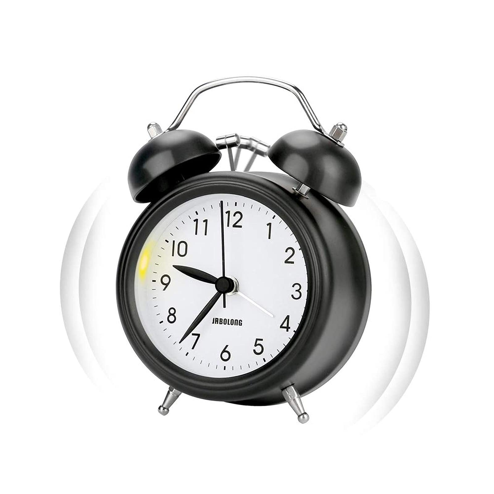 Amazon.co.jp: 目覚まし時計 大音量 置き時計 黒 騒音なし アラーム