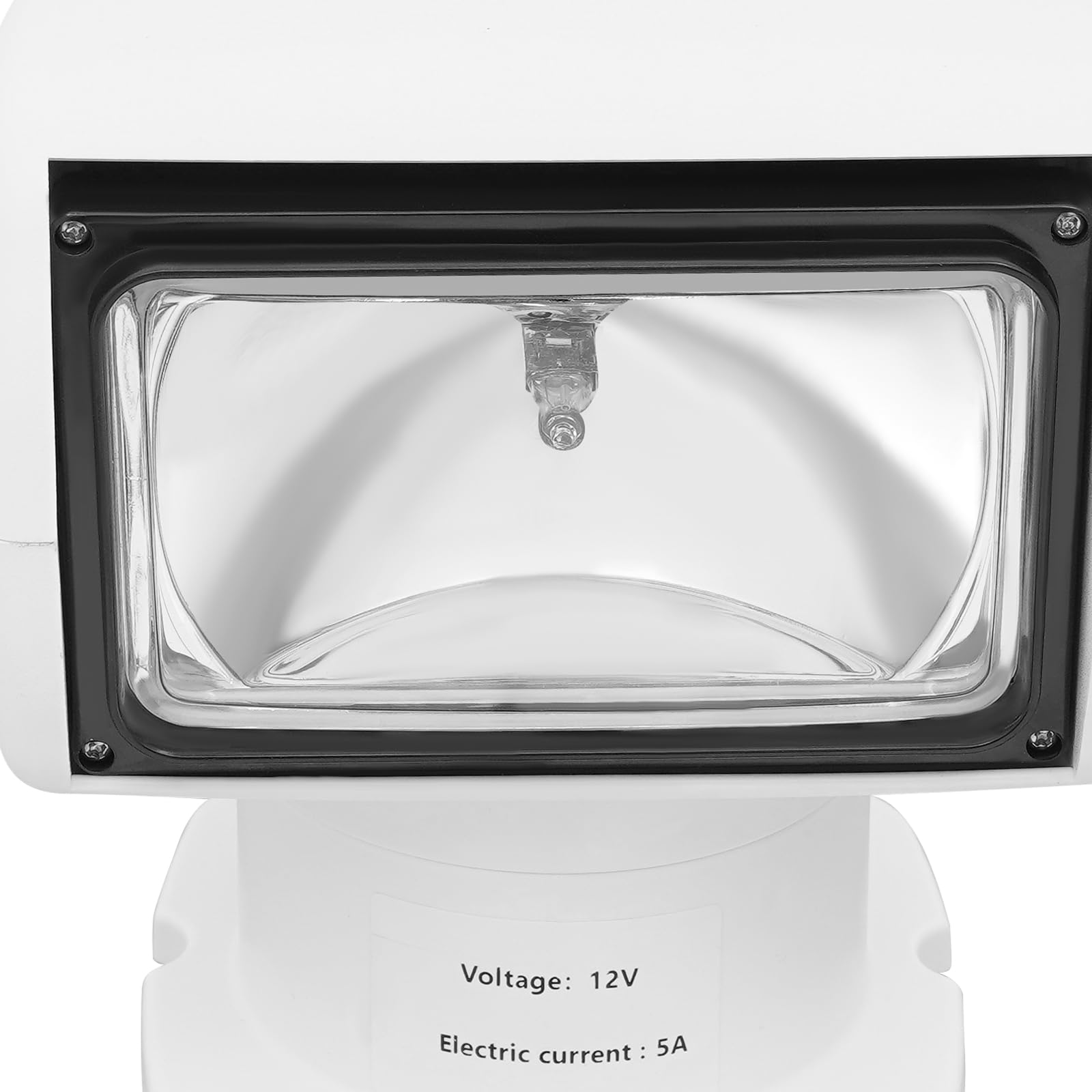 Phare de Recherche pour Bateau LED 100 W 3000LM, 320° Rotation Marine Yachts Projecteur de Recherche avec Télécommande IP65 4300 K, pour Véhicules Tout-terrain, VTT, Camions (12V)