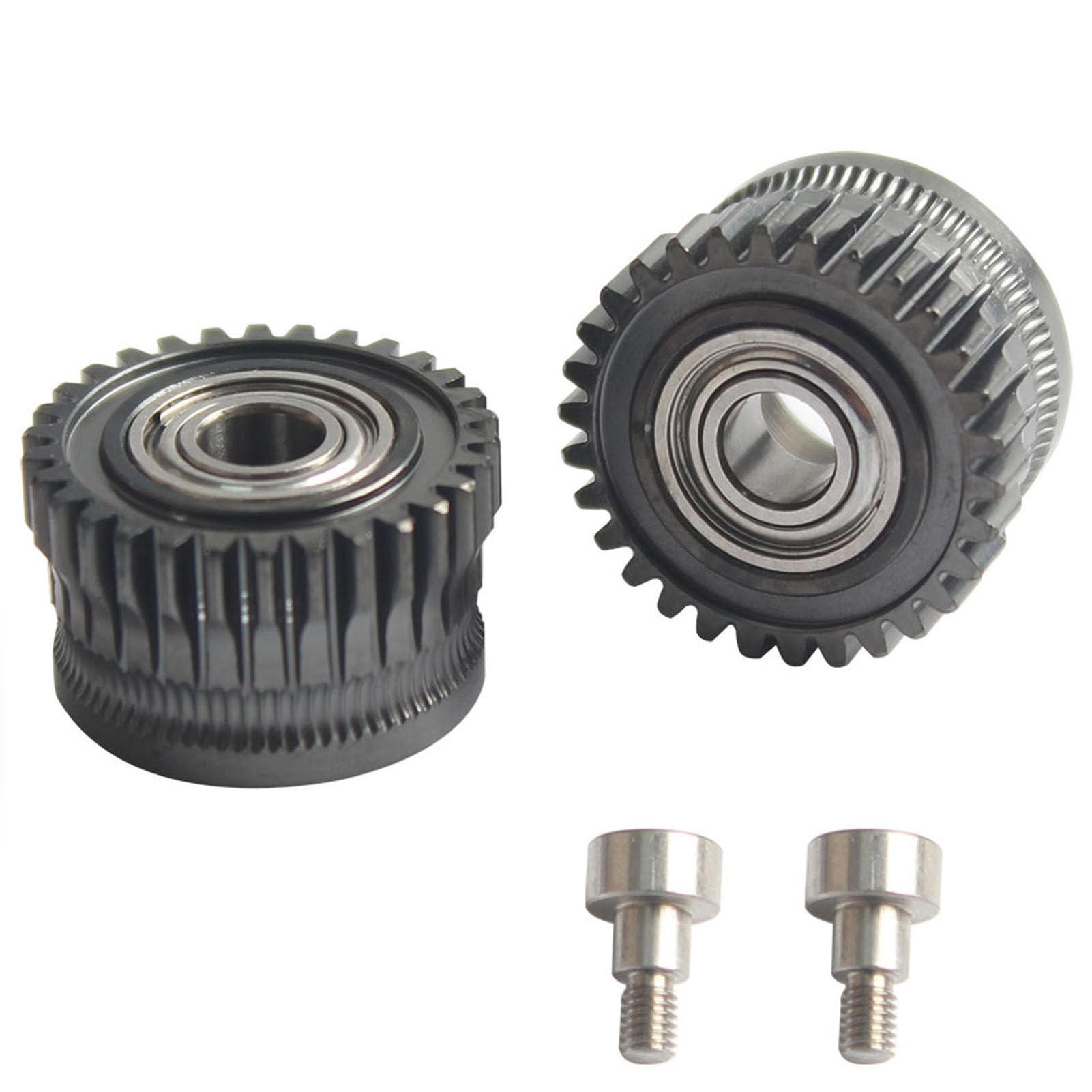 Extruder-Getriebe-Set Für Creality K1 – 2 Stück, Gehärteter Stahl, Vernickelt