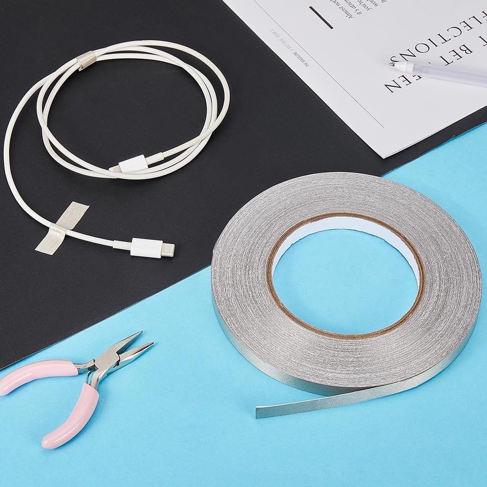 GORGECRAFT 50m x 10mm Faraday Fabric Tape, Double Conductor GORGECRAFT 50m x 10mm Faraday Fabric Tape, Double Conductor