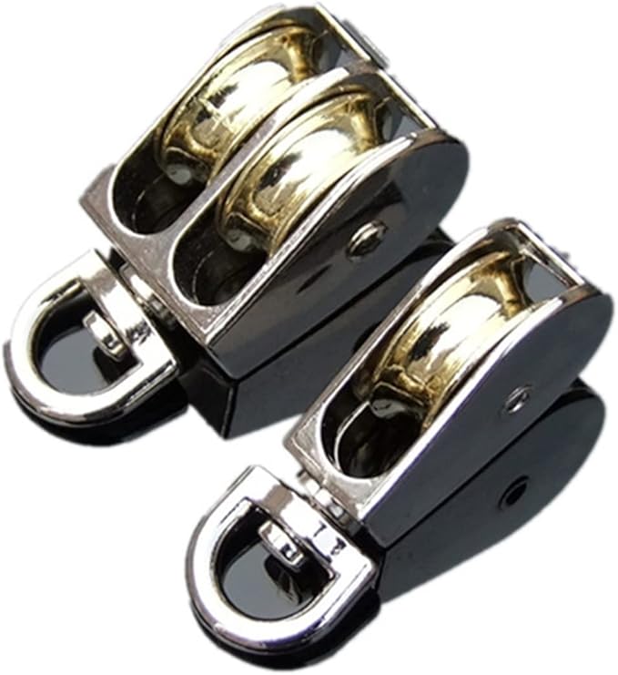 TROONZ Pulleys, Metal Sheave Alloy Fixed Swivel Pulley