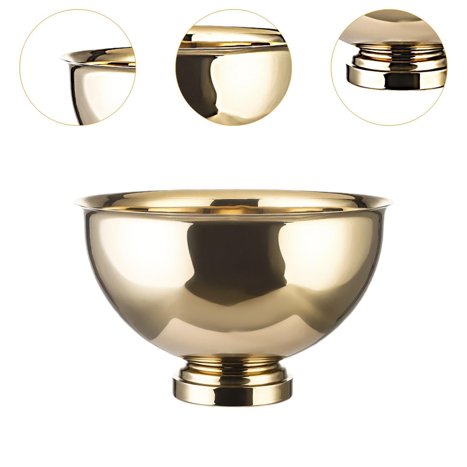 Cubitera de Acero Inoxidable para Bebidas, Práctica Y Grande, Multiusos, para Cerveza, Champán Y Restaurantes, Oro, tal como se describe
