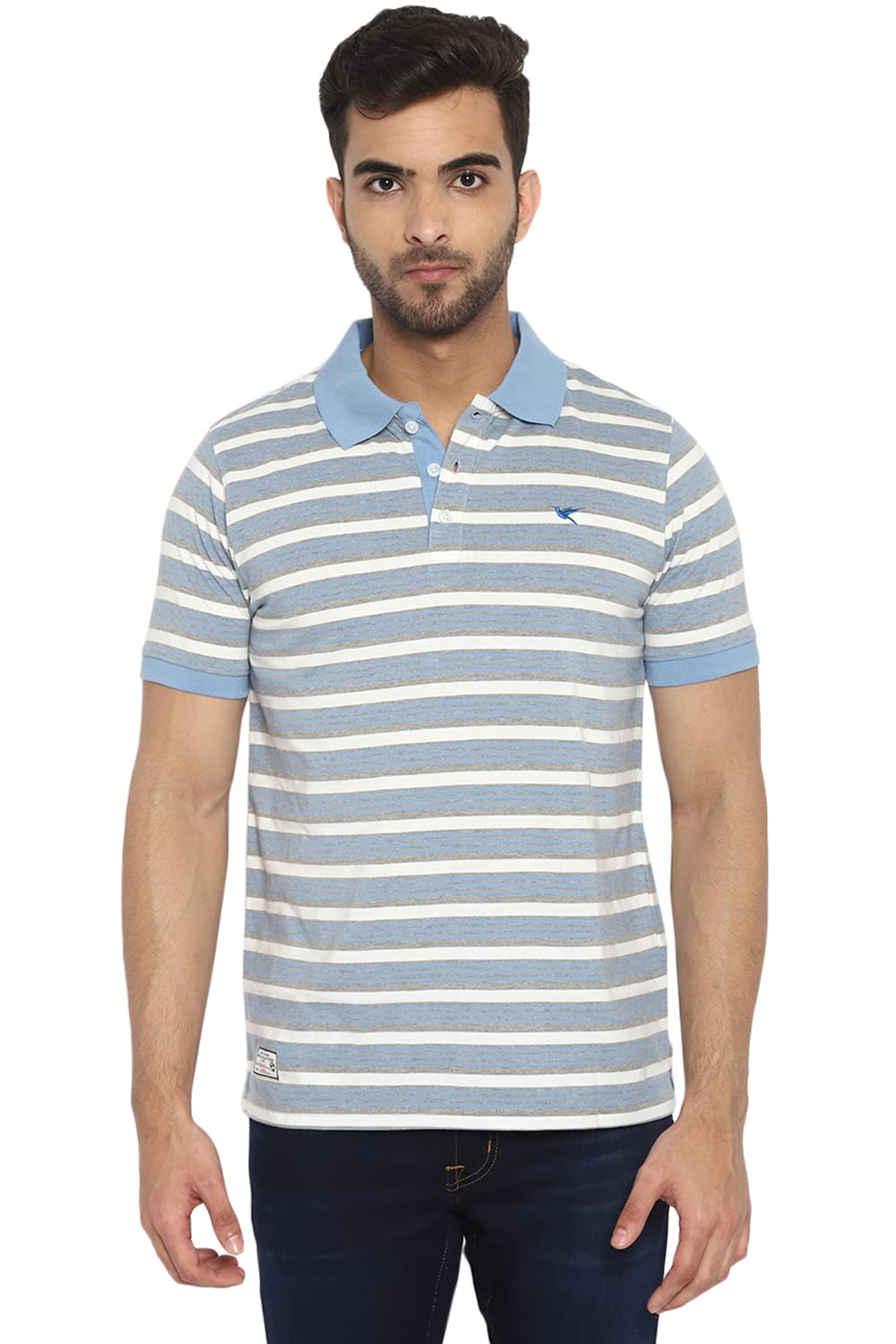 Men's Striped Regular fit Polo Shirt